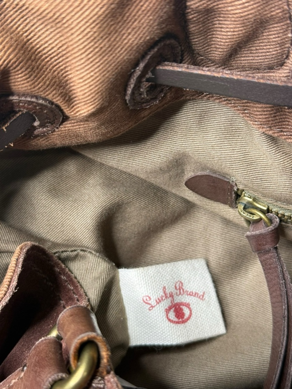 Vintage Y2K: Lucky Brand 𖦹 Patchwork Suede Leather Hobo Bag Handbag 𖦹 Festival - Picture 9 of 16